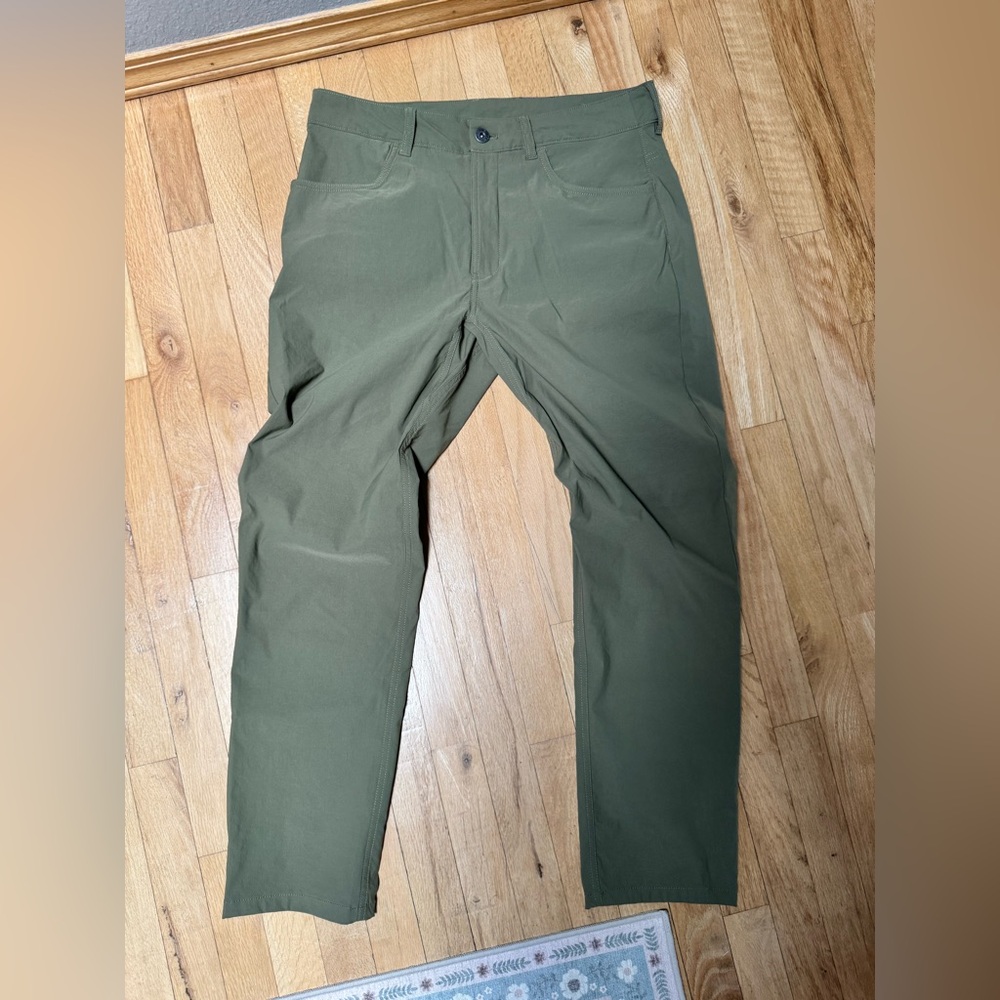 North Face Men's  Olive Green Hiking Pants - Picture 2 of 7